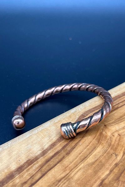 Balzamin Design Copper Wind Energy Adjustable Bracelet