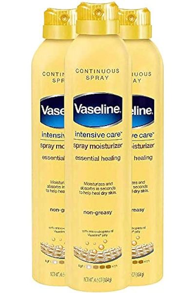 Vaseline Intensive Care Spray Moisturizer Essential Healing, 6.5 oz (Pack of 3)