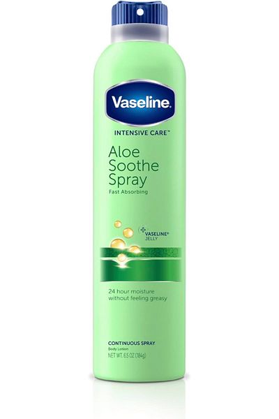 Vaseline Spray & Go Moisturizer in Aloe Fresh 6.5 oz (184 g)