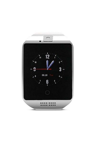 TECHSTAR Smartwatch Vogue Q18 Curved with Camera and Phone 3G White Display 1.54" Bluetooth