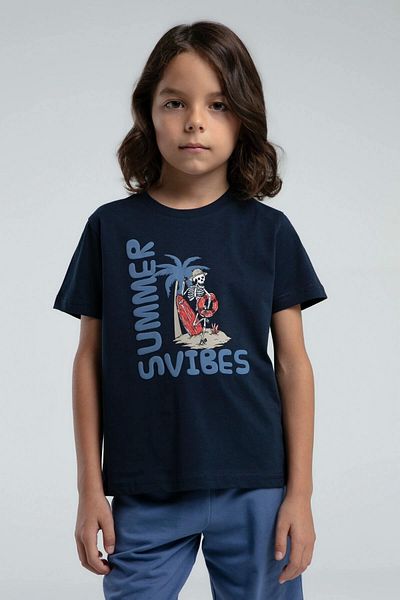 U.S. Polo Assn. BOY'S BERMUDA SUIT - NAVY BLUE