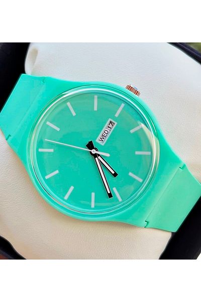 Weluxa Phosphorescent Scorpion Yelkovan Unisex Wristwatch with Silicone Band Calendar