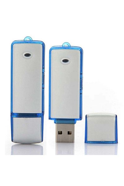 TECHSTAR ® U-disk B1 Spy Usb Memory, 8gb, Integrated Microphone, Automatic Recording, Rechargeable Ba