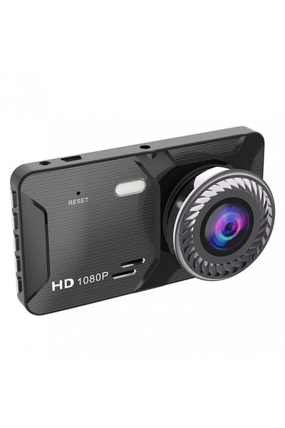 TECHSTAR ® H309 Dual Car Video Camera, Fullhd, 1080p, Wdr Function, 720p Rear View Camera, 4" Lcd Scr