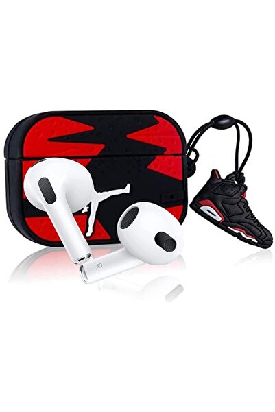 kılıfbenim Airpods 4.Nesil ile Uyumlu Kılıf Karikatür Jordon Basket Tasarım Sevimli Figürlü Silikon Kılıf