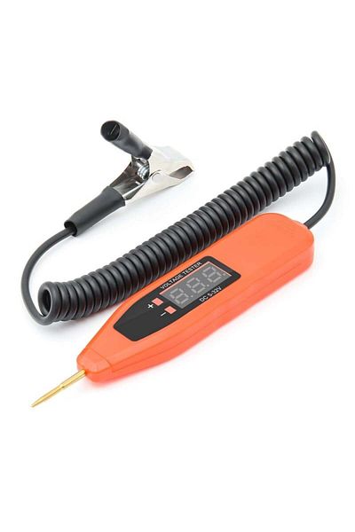 TECHSTAR ® Automotive Test Light, 5-32v, Orange, Checks Fuses, Switches, Distributors And Circuits, L
