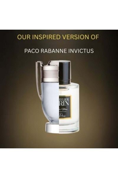 LATELİER ERİN L'Atelier ERIN M6 Eau de Parfum, 50 ml, for men, inspired by Paco Rabanne Invictus