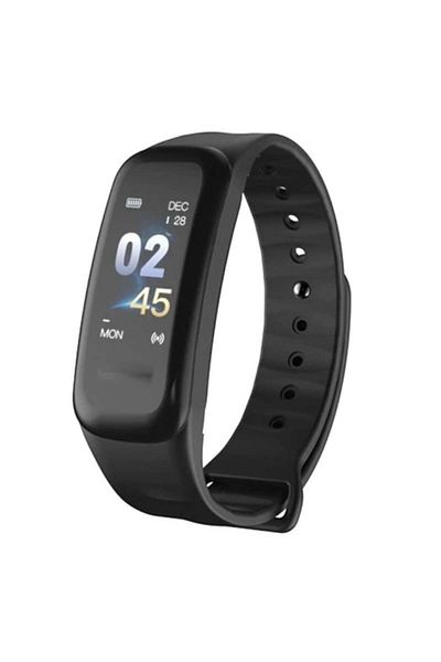 TECHSTAR ® C1 Fitness Smart Smartband, Waterproof Ip65, Bt4.0, Oled Color, Black