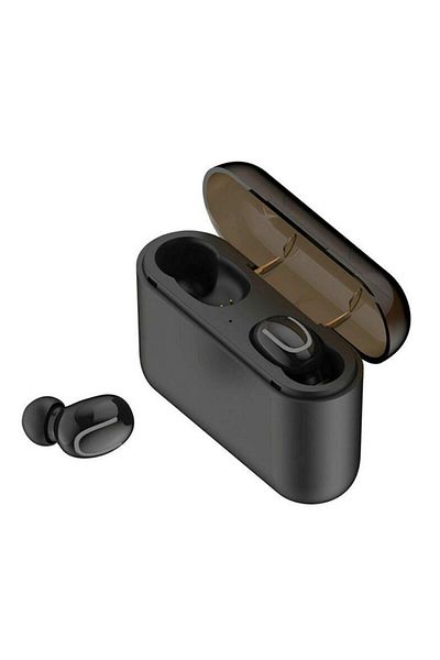 TECHSTAR Căști wireless Q32 TWS Techstar®, Bluetooth 5.0, conexiune instantanee, rezistente la apă IPX5, 1500mAh