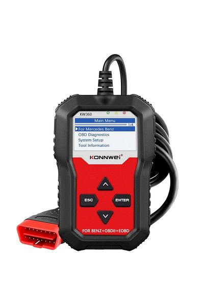 KONNWEİ Dedicated Diagnosis, KONNWEI KW360, For Mercedes Benz, Read and Erase Dedicated Errors, Battery Prog
