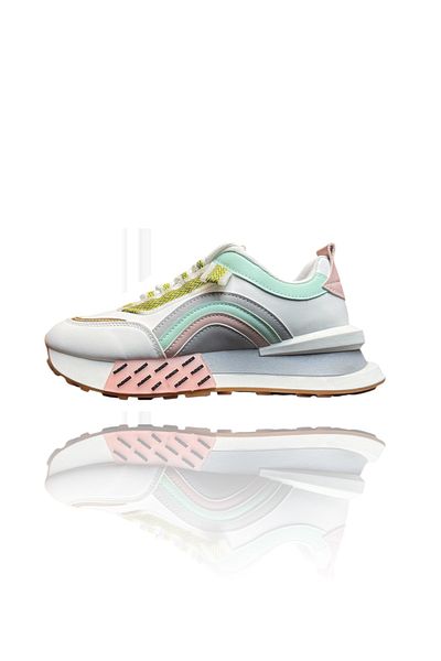 Casual Adidasi dama, casual, din piele ecologica, CL2302, roz