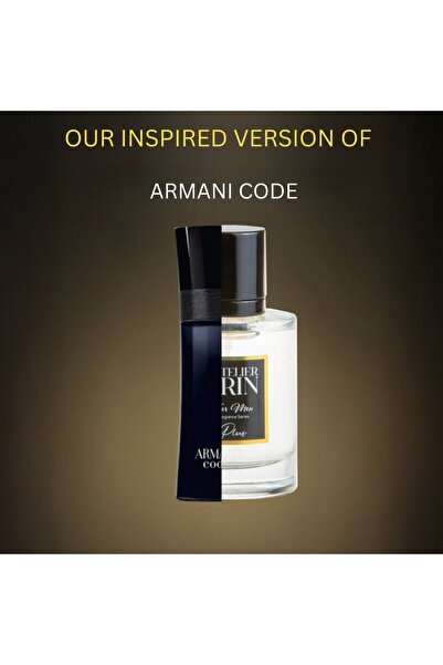 LATELİER ERİN L'Atelier ERIN M3 Eau de Parfum, 50 ml, for men, inspired by Code