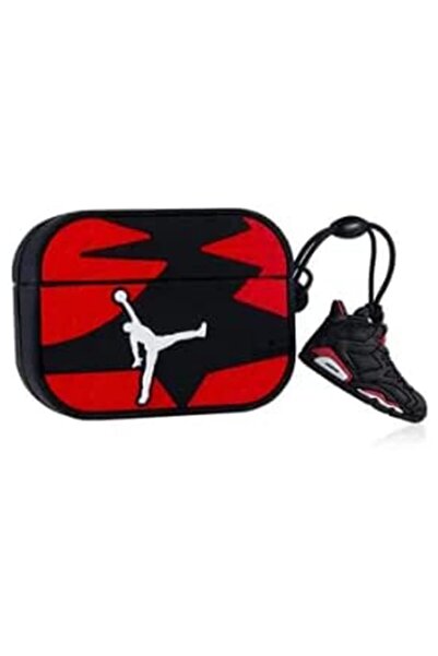 kılıfbenim Airpods 4.Nesil ile Uyumlu Kılıf Karikatür Jordon Basket Tasarım Sevimli Figürlü Silikon Kılıf