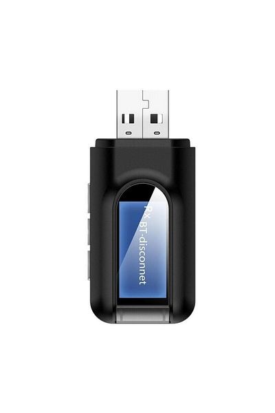 TECHSTAR ® T16 2-in-1 Receiver And Transmitter, Bluetooth 5.0, Lcd Screen, Aux, Usb Power, Compatible