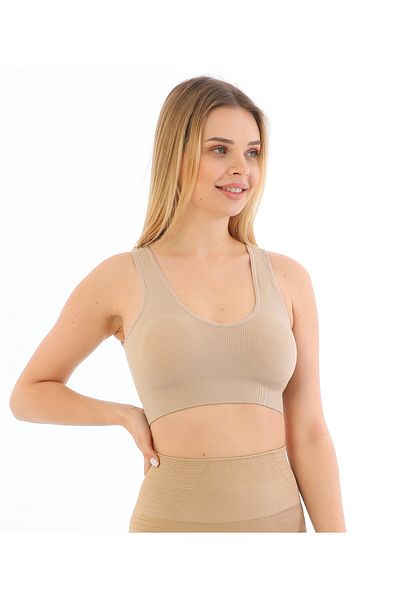 murays Form Angel 3 Piece Women's Thick Strap Padded Crop Bustier