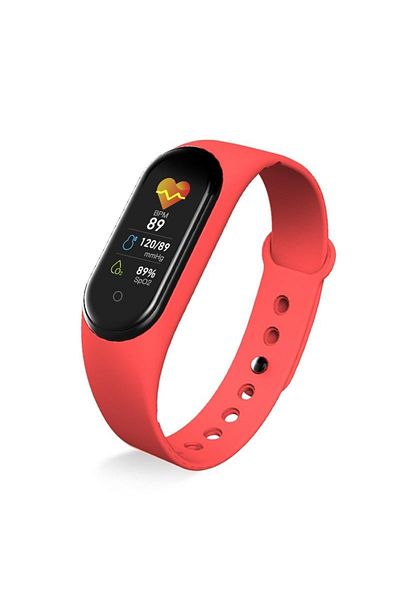 TECHSTAR ® M5 Fitness Bracelet, 1.14" Inch Tft Screen, Bluetooth 4.0, Ip66, Blood Pressure, Pulse, Ox