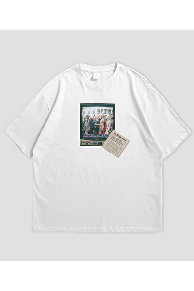 SVART WEAR Trump & Aliens - Tricou oversize unisex