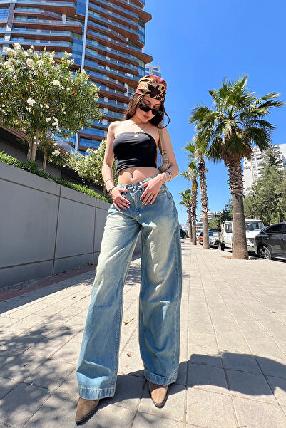 THE BASIC THINGS Düşük bel baggy jean