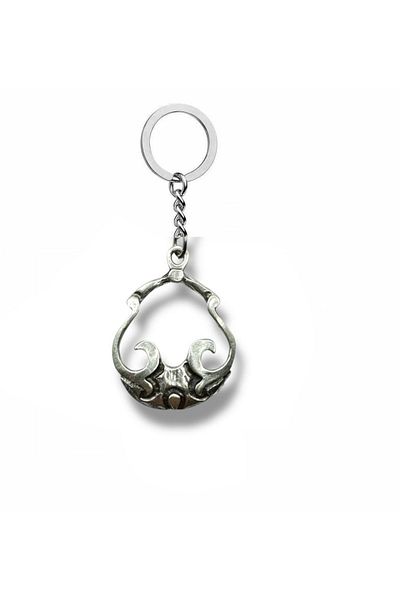 Herşey Nota Tribal Patterned Unisex Keychain – Ethnic and Characteristic Design
