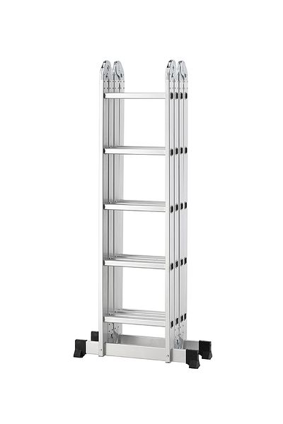 Lawazim 5.7m Foldable Multi-Purpose Ladder – Adjustable A-Frame, Extension & Scaffold Use