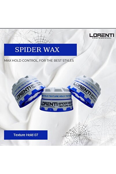 LORENTİ شمع الشعر سبايدر واكس برو فيتامين ب5 - 150 مل