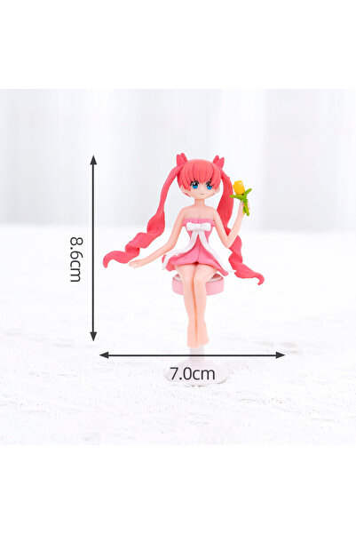 Çiçek Antalya مجسم فتاة بائع الزهور مع شعر مموج، ملحقات توربيدو داخل السيارة،...