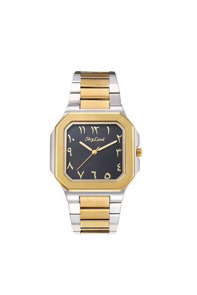 Skyland Men's watch with Arabic numerals and bracelet in stainless steel, inspired by the new Patek Philippe