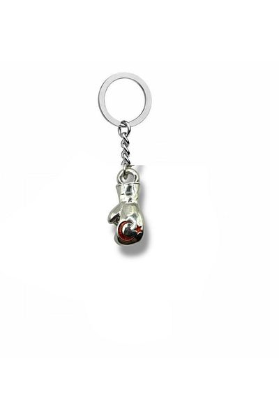 Herşey Nota Unisex Keychain with Oks Glove Figure – Symbol of Power, Fight and Athlete Spirit