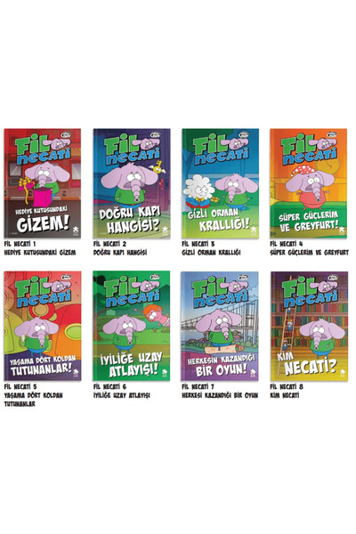 Eksik Parça Yayınları Fil Necati Seti (8 Kitap) / Varol Yaşaroğlu / Eksik Par...