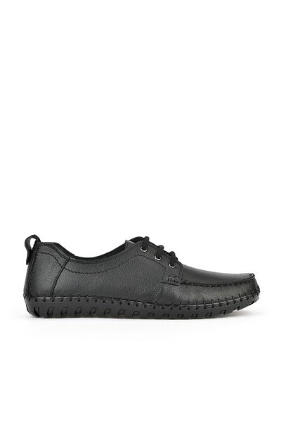 Ziya , Men's Genuine Leather Shoes 1511040Zy18232 Black