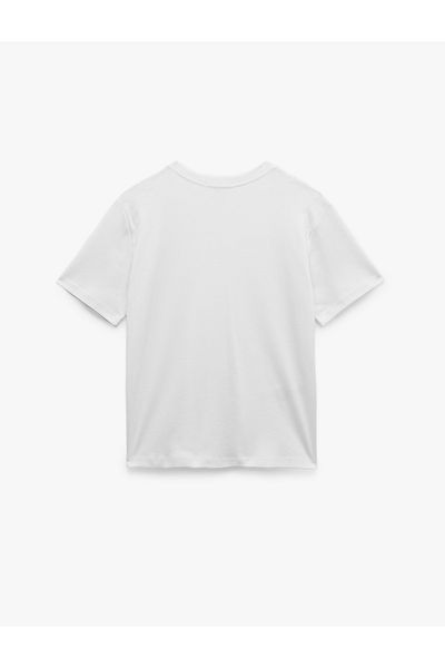 Koton New Season Cotton Short Sleeve Crew Neck Basic T-Shirt