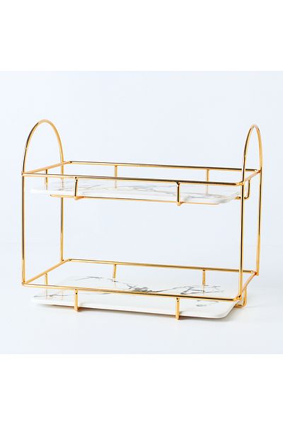 sharpdo Simple Modern Metal Table Rack Household Multi-Purpose Storage Rack Ornaments