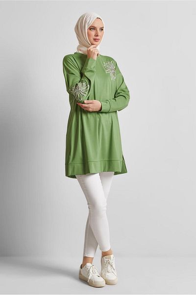 Alvina Chain ​​Detail Track Suit Tunic 44638
