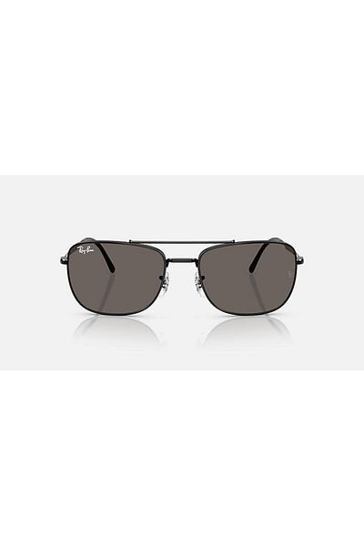 Ray-Ban Ray Ban Unisex Rectangle Sunglasses- Rb 3755 - Lense Size:62mm - Black