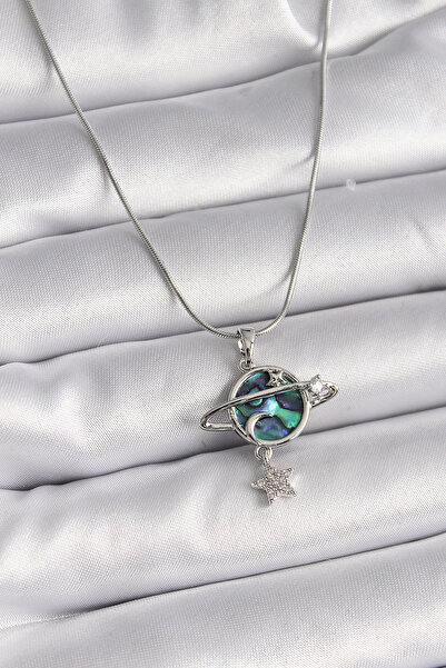 Belle Fusion BFS 316L سلسلة فضية اللون من الفولاذ المقاوم للصدأ مرصعة بحجر ال...