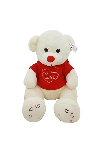 Belle Fusion دمية داملا تويز دب مع قلنسوة 80 سم