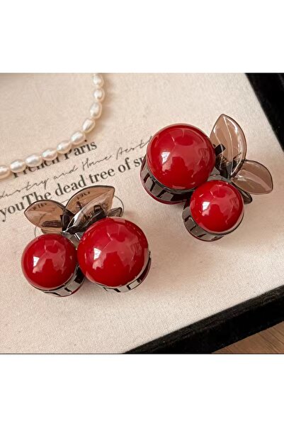 MutluBiDünya Kız Çocuk İkili Kiraz Mandal Toka