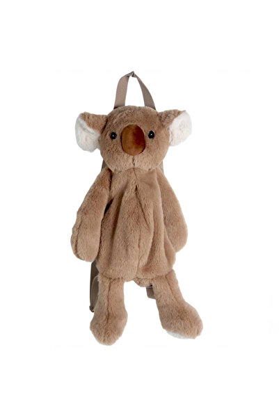 Belle Fusion حقيبة بي إف إس كوالا من القطيفة باللون البني