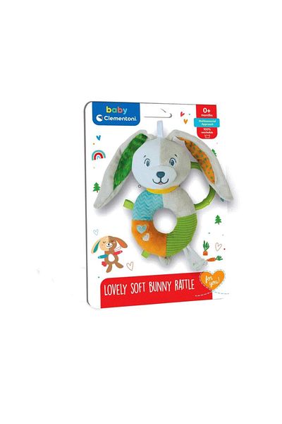 Clementoni Çocuk 17787 Baby - Cute Rabbit Rattle