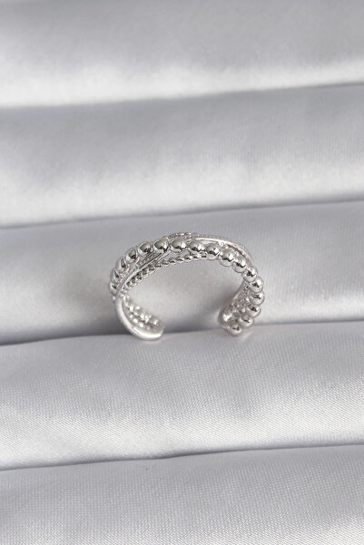 Belle Fusion خاتم نسائي من النحاس والفضة اللون من BFS