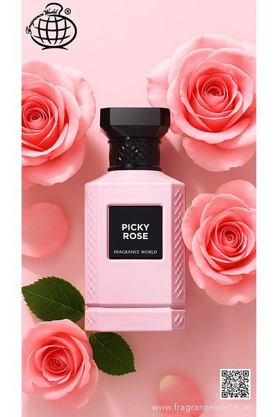 Fragrance World Eau de Parfum Picky Rose by Fragrance World, Unisex, 150 ml