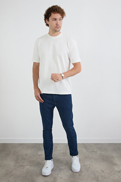 Fulla Moda Skinny Jean παντελόνι με φερμουάρ