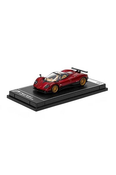 Postercars - 1:64 Scale Pagani Zonda F (Rosso Dubai) Hypercar League Collection, Diecast Models