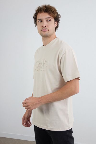 Fulla Moda Polar Bear Embossed Printed T-Shirt