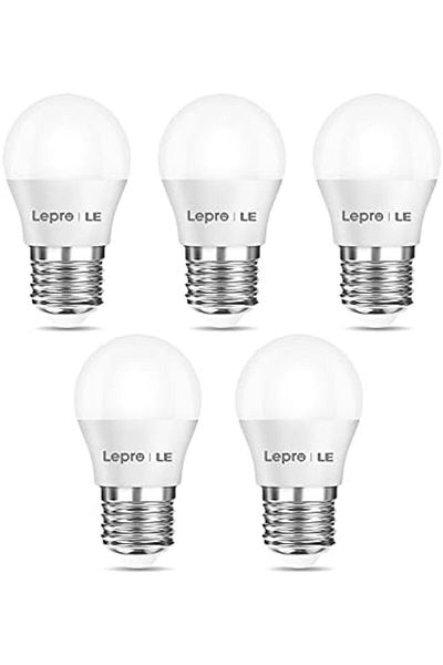 LEPRO E27 Screw Bulb, G45 Golf Ball LED Edison Bulb, Warm White 2700K, 2.5W (25W Equivalent) Energy