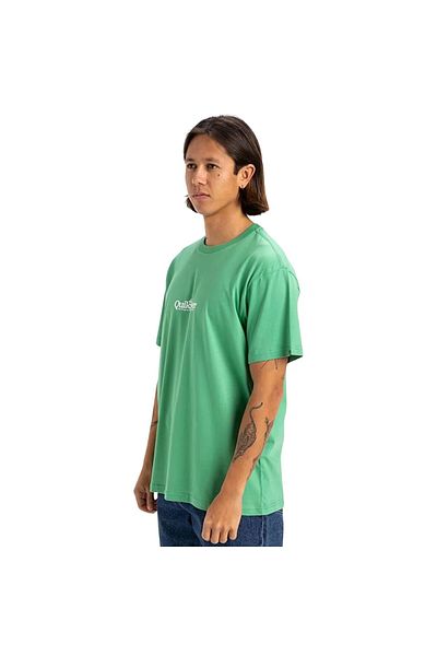 Quiksilver Ανδρικό πράσινο μπλουζάκι Fineline Ανδρικό μπλουζάκι Eqyzt08062