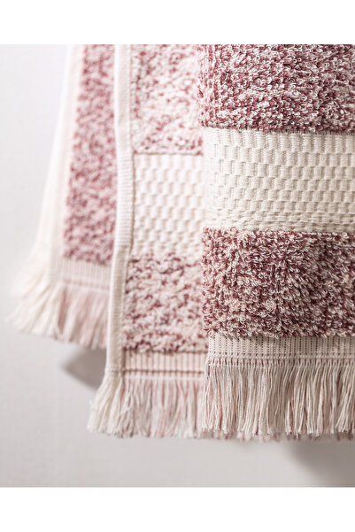 Madame Coco Брест 100% бавовняний рушник для обличчя - Пудра - 50x80 см