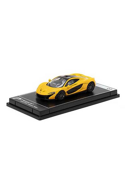 Postercars - 1:64 Scale McLaren P1 (Volcano Yellow) Hypercar League Collection, Diecast Models