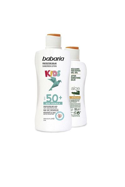 Babaria Set protectie solara pentru copii Babaria SOLAR INFANTIL SPF50+ LECHE 2 buc