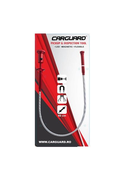 CarGuard Recuperator de piese de motor cu magnet, gheare și LED – 61 cm